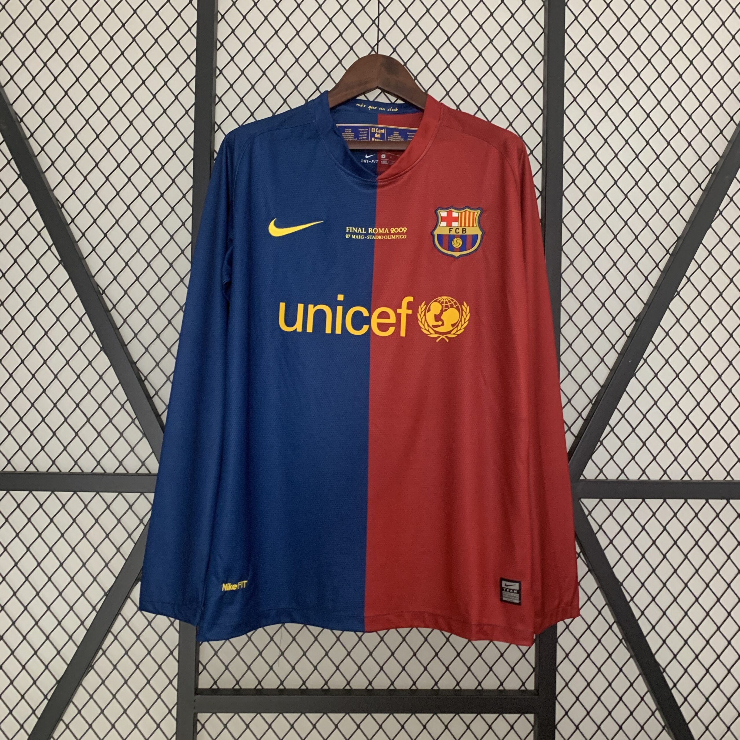 Maillot Retro Barcelone 08/09 Manche Longues